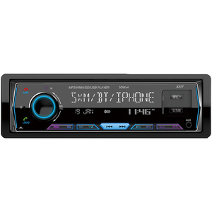 Pioneer 1 Din Car Stereo BT FM Tuner AUX TF Reproductor de MP3 con conexión de tarjeta SD USB Amplificador Control remoto Android Función automática - Product Image 1