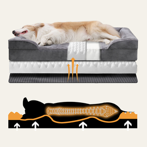 Washable Orthopedic Memory Foam Dog <strong>Pet</strong> <strong>Beds</strong> and Couch with Removable Zipper Cover - Product Image 4