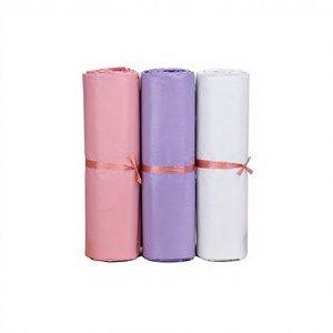 Sacs d'expédition en polyéthylène résistants aux déchirures, durables, écologiques, anti-perforation, pochettes de messagerie, taille personnalisée, violet, vente en gros en vrac - Product Image 1