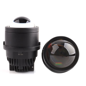 Tricolore 12v 110w <span class=keywords><strong>LED</strong></span> nebbia 3000k/4300k/6000k BiLED lente universale auto accessorio <span class=keywords><strong>LED</strong></span> fendinebbia 3 pollici Biled lente del proiettore - Product Image 3