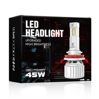 Prix compétitif X10S 9012 HIR2 ampoule de phare LED H4 H7 9005 9006 45W 10000LM pour feux de voiture LED universels