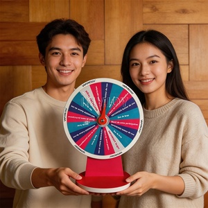 Roue de la Fortune Électrique LED Personnalisée pour Jeu de Loterie, Récompenses Aléatoires et Divertissement - Product Image 1