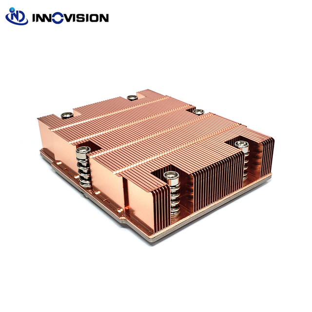 New 1U SP5 Passive Heatsink Copper Vapor Chamber Fin Stack for AMD Socket SP5 J2 TDP up to 345W Server CPU Cooler