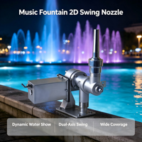 Boquilla de Chorro de Agua Oscilante CNC 2D Programable para Decoración de Espectáculos Acuáticos en Parques