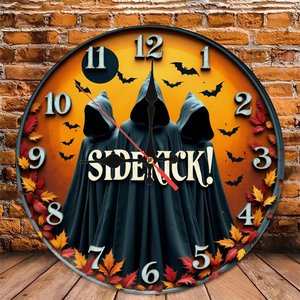 Round Wooden Wall <b>Clock</b> 25x25Cm <b>Silent</b> Non Ticking Apartment Decor Small Household <b>Clock</b> - Product Image 5
