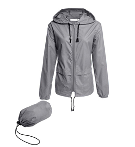 Vestes <span class=keywords><strong>de</strong></span> <span class=keywords><strong>pluie</strong></span> imperméables légères pour femmes, coupe-vent à capuche pliable pour l'extérieur - Product Image 6