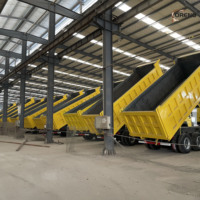 Camion de marque Sinotruk d'occasion 6x4 10 roues 40 cubique Camion Howo Prix Neuf Camion benne d'occasion 40 tonnes