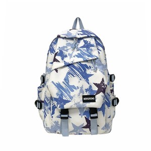 New style street star graffiti schoolbag men's trendy brand middle <b>school</b> high <b>school</b> student <b>backpack</b> women's high-appearance - Product Image 6