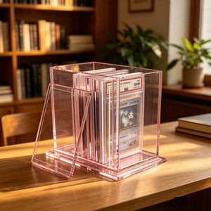 Support de Présentation en Acrylique Transparent à 10 Compartiments pour Cartes Gradées – Idéal pour Collectionneurs – Offre Spéciale - Product Image 4