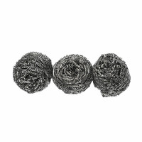 20g 410 fil à récurer de cuisine en acier inoxydable argent maison cuisine produits tendance éponge de cuisine