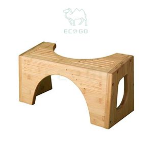 Fully Adjustable Organic Bamboo Toilet <b>Stool</b> Toilet Foot <b>Stool</b> <b>for</b> <b>Bathroom</b> Toilet Foot <b>Stool</b> - Product Image 1