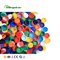 Bouteilles en plastique de jus de 28mm de 500ml avec couvercles 28/410 bouchon de vis de sirop 28/400 couvercles de vis côtelés en plastique