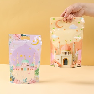 Bolsa con Cierre Hermético y Asa, Personalizada, Mate, Colorida, <span class=keywords><strong>de</strong></span> Grado Alimenticio, Reciclable, para Envasado <span class=keywords><strong>de</strong></span> Dulces y Bocadillos - Product Image 6