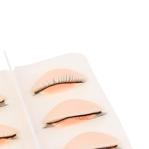 Tête de mannequin d'entraînement professionnelle en silicone avec paupières amovibles, 3 couleurs, outil emballé pour la pose d'extensions de cils - Product Image 5