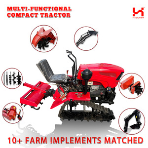 Trattore Cingolato Mini 35HP 4WD Diesel con Fresa Rotante per Piccole Fattorie - Product Image 6