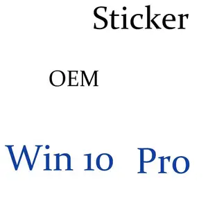 전 세계적으로 승리 10 프로 OEM 스티커 승리 10 전문 스티커 승리 10 COA 스티커 배 빨리