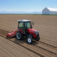 Tracteur compact rotatif de 35 CV pour l'ameublissement du sol des vergers, la préparation des terres de jardin et l'agriculture