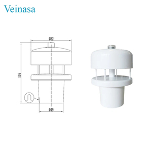 Estación Meteorológica Ultrasónica Veinasa-PXS RS485, Sensor de Velocidad y Dirección del Viento Solar de 5-24 V, Instrumentos de Medición, Velocímetro del Viento Veinasa-PXS - Product Image 5