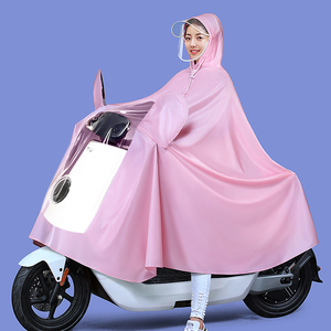 Poncho de <span class=keywords><strong>pluie</strong></span> pour femme pour le cyclisme Imperméable Réutilisable-Vélo Commutation Activités de plein air Vêtements de <span class=keywords><strong>pluie</strong></span> d'urgence - Product Image 4