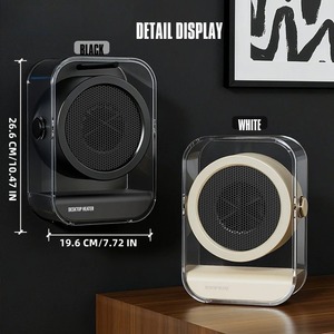 Nouveau Souffleur d'air chaud de bureau silencieux pour la maison, Chauffage rapide, Économe en énergie, Portable, Multifonctionnel avec poignée, Idéal pour le bureau - Product Image 4