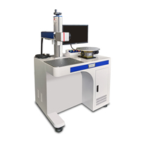 Nouvelle machine de marquage laser à fibre de bureau 20W 30W 50W 60W 100W pour bouteilles et tasses en acier inoxydable BMP/DXF/AI/DWG/DST CNC Écologique
