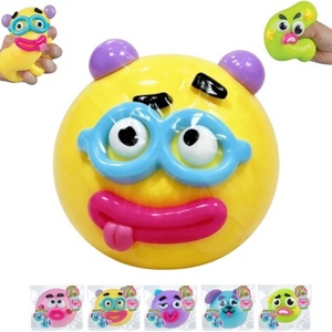 <b>Dog</b> Face Swap Squishy Toy Slow Rising TPR Soft Squeeze <b>Ball</b> With DIY Cartoon Expression for Kids Adults Stress Relief Play - Product Image 3