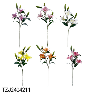 Tizen Chất Lượng Cao Giá Thấp Trang Trí Phòng Bán Buôn Babys Hơi Thở Hoa Nhân Tạo Trên Bán Nhân Tạo Lily Gốc - Product Image 3