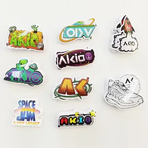 OEM ODM vinil özel mat Finish Sticker levha öpücük Cut PVC su geçirmez kendinden yapışkanlı etiket stickerı