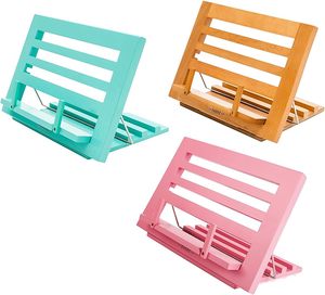 Support de <span class=keywords><strong>livre</strong></span> de cuisine en bois réglable pour la cuisine, support de recettes en bambou - Product Image 6