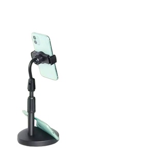 Support de tablette 2-en-1 rotatif à 360° pour bureau, idéal pour le streaming en direct et les prises de vue aériennes, avec base ronde – Vente en gros - Product Image 3