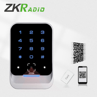 Lector de Tarjetas de Acceso con Código QR Dinámico, Carcasa Metálica Impermeable, Lector de Tarjetas NFC ID IC de 13.56MHz, Lector de Control de Acceso con Contraseña