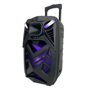 Altavoz Bluetooth Portátil con Ruedas, 12 Pulgadas, 60W Pico, Doble Driver, Iluminación LED RGB, Alimentado por Batería, Resistente a Golpes, Ideal para Fiestas al Aire Libre, Playa y Piscina - Product Image 2