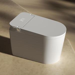 Modern IPX4 Ceramic Automatic Toilet Bowl <strong>Commode</strong> with Auto Heated Seat Smart Bathroom <strong>Commode</strong> with Remote Control Included - Product Image 1