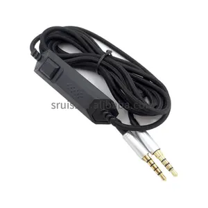 Nuovo cavo Audio cavo di prolunga per cuffie controllo Volume muto cavo Audio nero con microfono per Astro A10/A40/A30/A50 Dropship