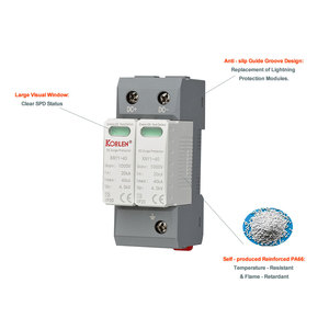 KORLEN T2 AC SPD 2P 30-60KA 385 В солнечные PV системы низкого напряжения протектор перенапряжения - Product Image 5