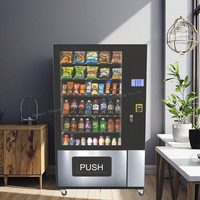 Distributeur Automatique de Boissons le Plus Vendu en Europe – Mini Distributeur Automatique de Snacks pour Aliments et Boissons avec Paiement par Espèces et Carte