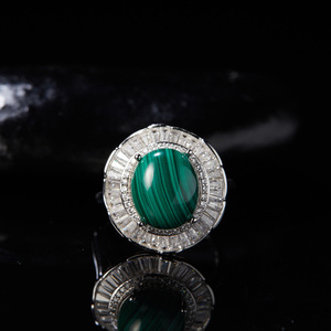 S925 Sterling Silver Natrual Amethyst Gemstone <b>Ring</b> Inlay Fashion Diamond <b>for</b> <b>Women</b> Adjustable <b>Ring</b> <b>for</b> Party and Gift - Product Image 3