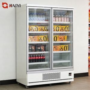 Réfrigérateur commercial vertical avec vitrine, congélateur 3 portes, réfrigérateur-congélateur vertical pour supermarché, <span class=keywords><strong>porte</strong></span> en verre pour crème glacée - Product Image 2