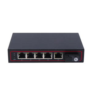 Factory Hot Selling Gigabit Network <b>Switch</b> 1 SC 5 RJ45 Optic Fiber Media Converter BIDI 20KM Fiber Ethernet <b>Switch</b> <b>Poe</b> Gigabit - Product Image 3