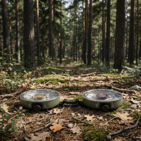 Réchaud de camping pliable à 2 brûleurs au propane pour le camping, le jardin et réchaud à gaz portable avec ensemble de cuisine et sac de transport