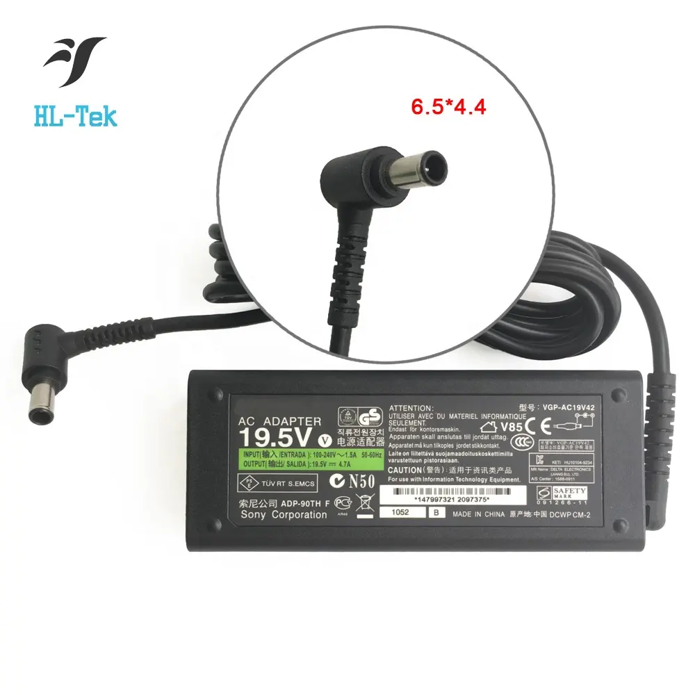 19.5V 4.7A AC Adapter Power Supply for Sony Vaio VGP-AC19V20 VGP-AC19V37 VGP-AC19V10 VGP-AC19V12 VGP-AC19V19 VGP-AC19V21