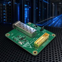 Tarjeta de prueba y evaluación DSFP de 100G para transceptor óptico DSFP, compatible con la escritura de monitoreo DDM para pruebas BER de diagrama óptico