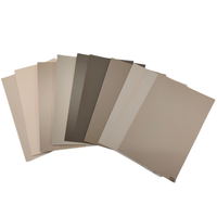 Wasserdichte HPL-Harz-Laminat platte Phenolische HPL-Folie 0,7mm Formica Einfarbige HPL-Schwarz-Hochglanz-Laminat platten