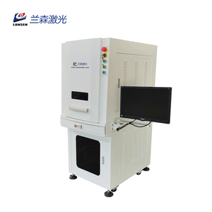 Nouvelle machine de marquage laser à fibre entièrement fermée de type sol, haute vitesse, 50W, <span class=keywords><strong>LANSEN</strong></span>, avec contrôle EZCAD - Product Image 2