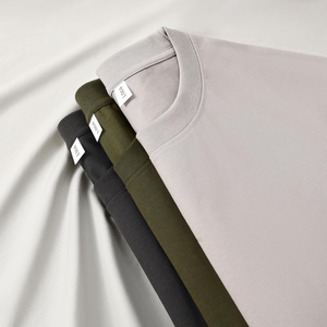 Camiseta Casual de Manga Corta para Hombre, de Color Sólido, Estilo Americano, Holgada, con Protección Solar, de Secado Rápido y Fresca, Hecha con Tela SORONA de Alta Calidad - Product Image 2