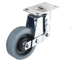 4 Zoll Dämpfung Universal <span class=keywords><strong>ESD</strong></span> grau Gummi Wheel <span class=keywords><strong>Caster</strong></span> Stoß dämpfend drehbar Heavy Duty Spring <span class=keywords><strong>Caster</strong></span> Damping <span class=keywords><strong>Caster</strong></span> Stoßfest - Product Image 1