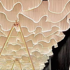 Plafond de <span class=keywords><strong>mariage</strong></span> draperie S Net Led bandes lumière <span class=keywords><strong>mariage</strong></span> décoratif fête événement décoration - Product Image 1