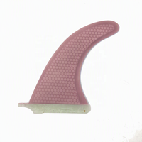 Aileron simple pour longboard, base US, en fibre de verre alvéolée, pour planche de surf et SUP, 8" 9" 10" OEM
