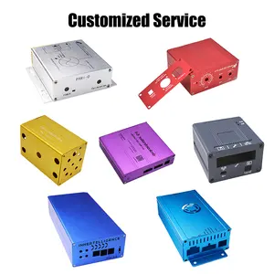 SZOMK AK-C-A02 OEM ODM Customized Wall Mounted Electronic Housing Extruded Aluminum Enclosures Metal Junction Box