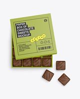 Emballage en carton de boîte à bonbons magnétique de luxe avec logo personnalisé Boîte à truffes en chocolat avec blister en papier Insert divisé